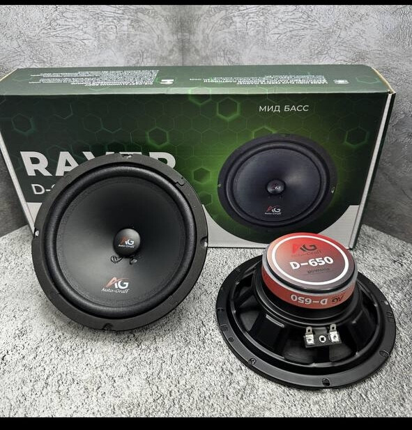 Raver d-650 16cm колонки мид Басс