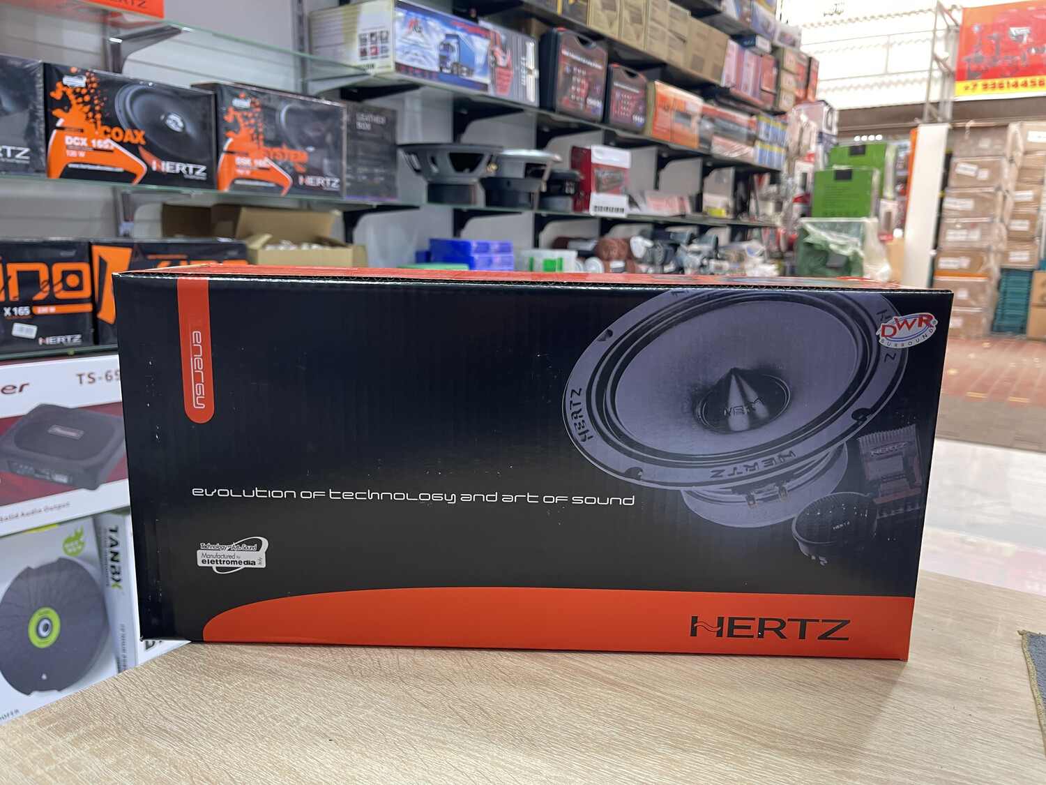 Колонки HERTZ HSK-165 черная коробка