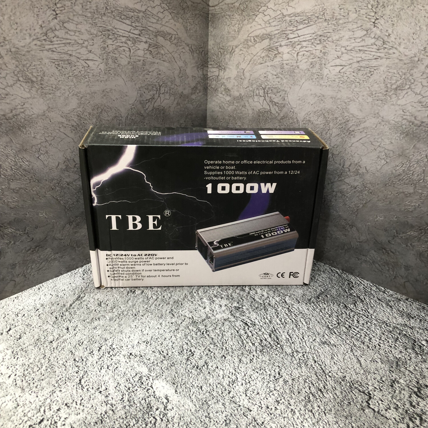 Инвектор 12/24 TBE  POWER INVERTER 1000W