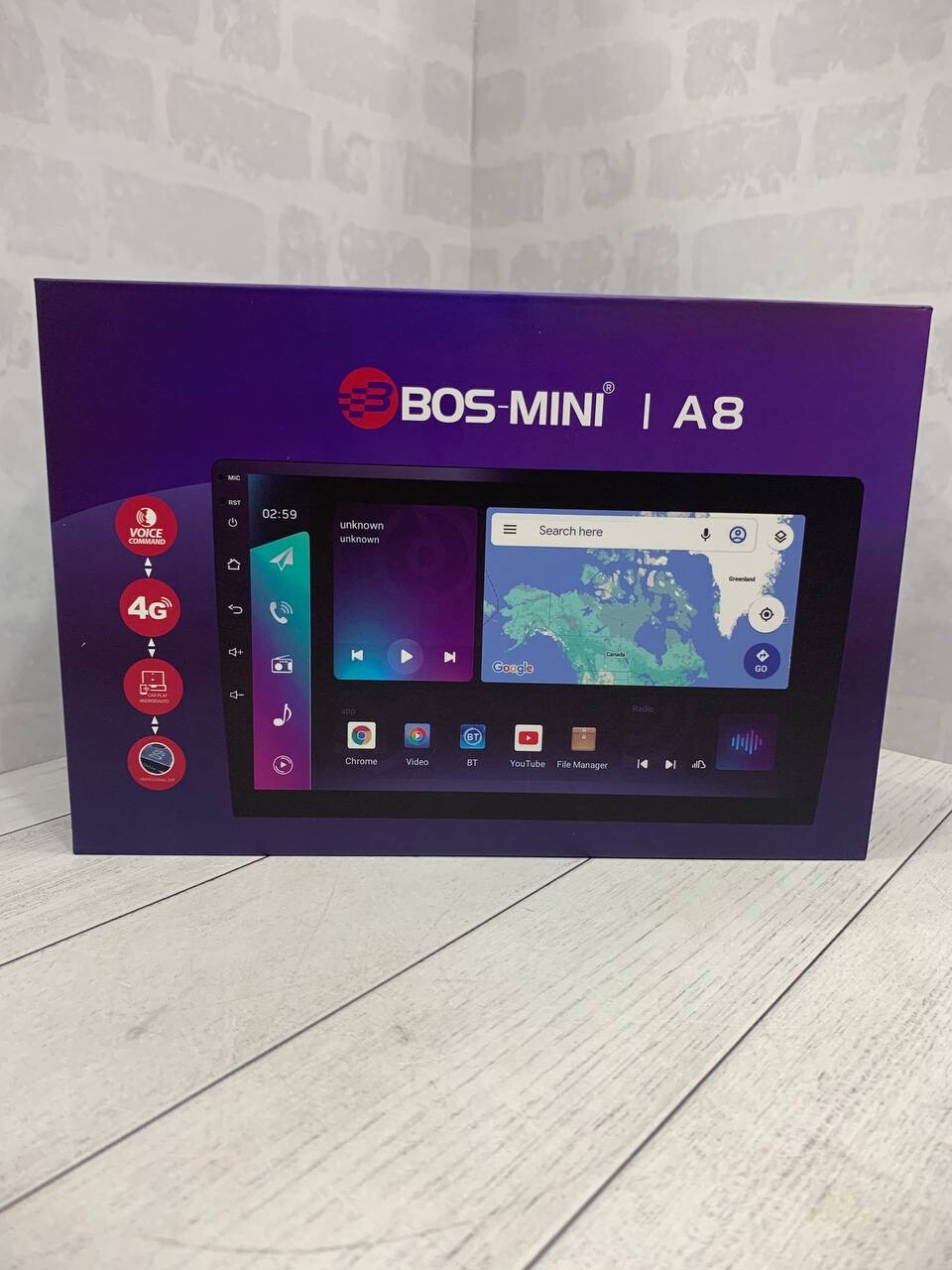 Магнитола 2din BOS-MINI A8  10