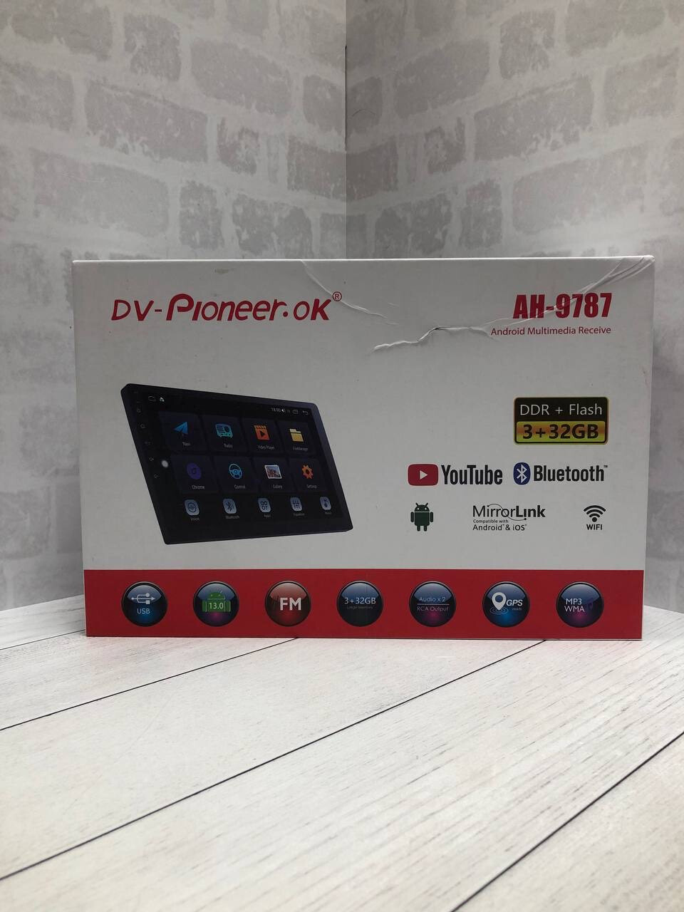 Магнитола 2Din DV-Pioneer.ok AH-9787 3/32 9inch
