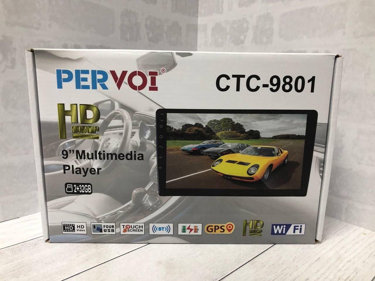 Магнитола 2din PERVOI CTC-9801 2/32 9inch