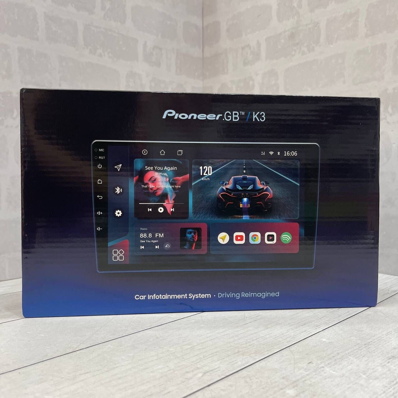 Магнитола 2din pioneer GB kz (кз) 2\32 9inch K3
