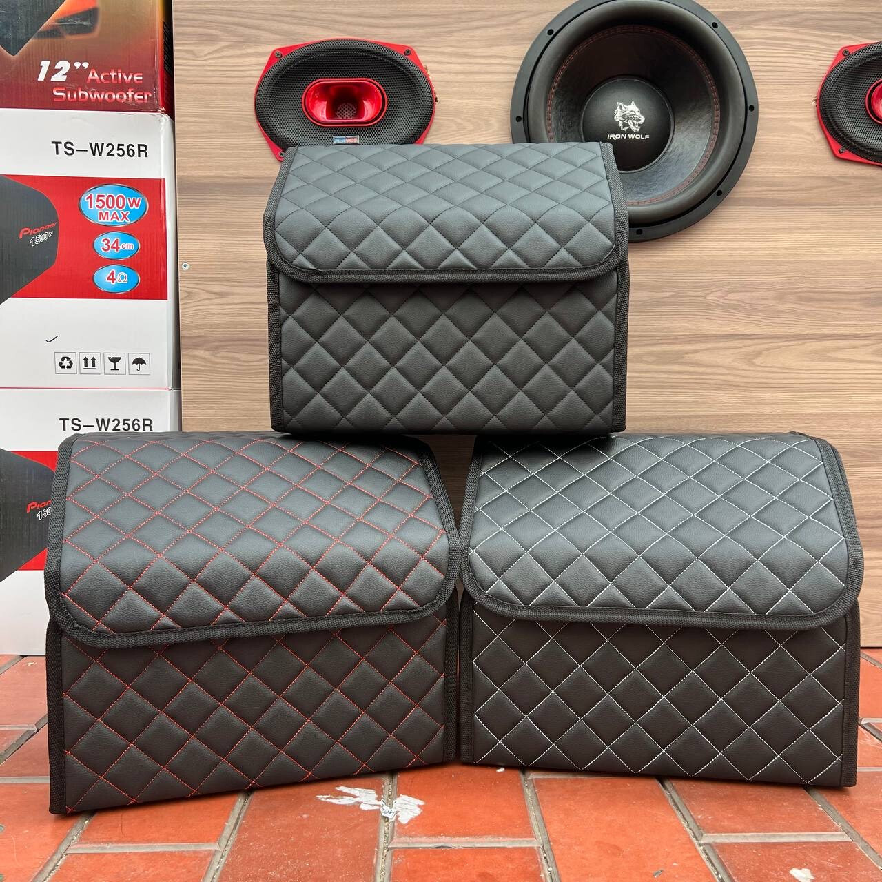 Саквояж Чёрно-черный 35*30*30