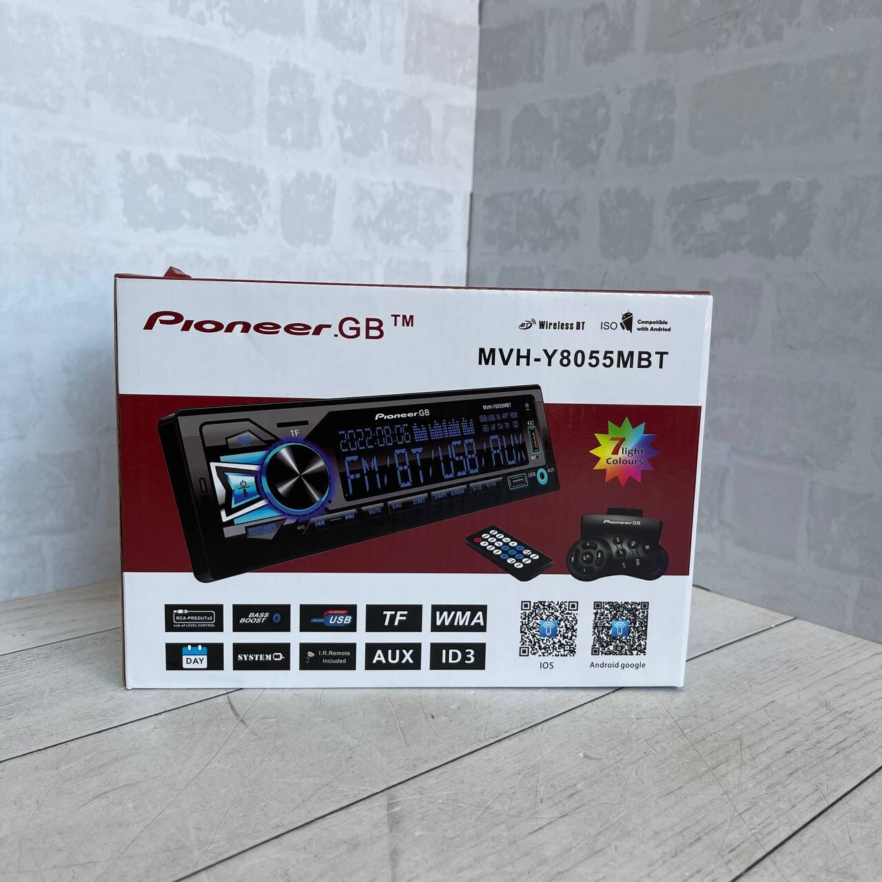 Магнитола PIONEER.GB 1DIN MVH-Y8055SBT