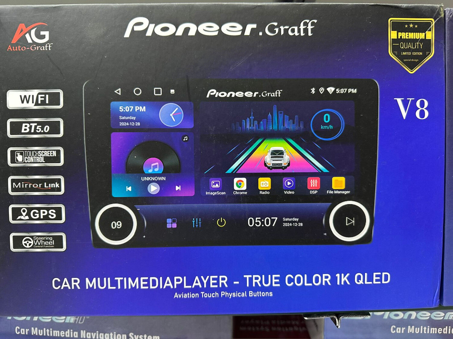 Автомагнитола Pioneer-Graff V8  10