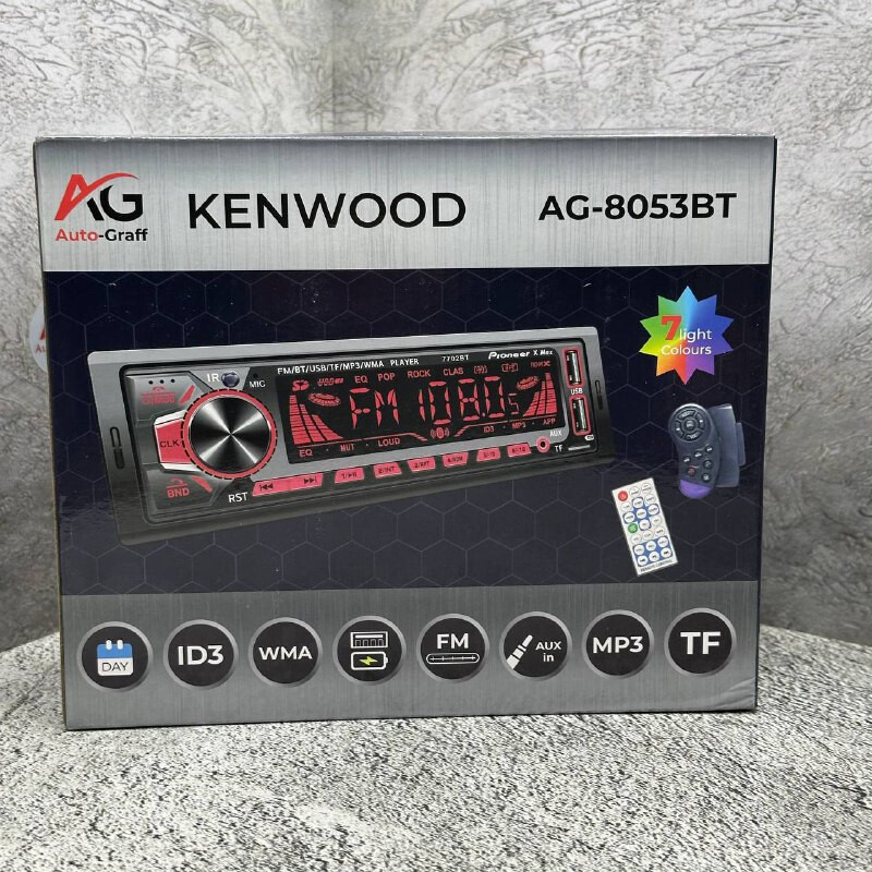 автомагнитола 1Din KENWOOD AG-8053BT