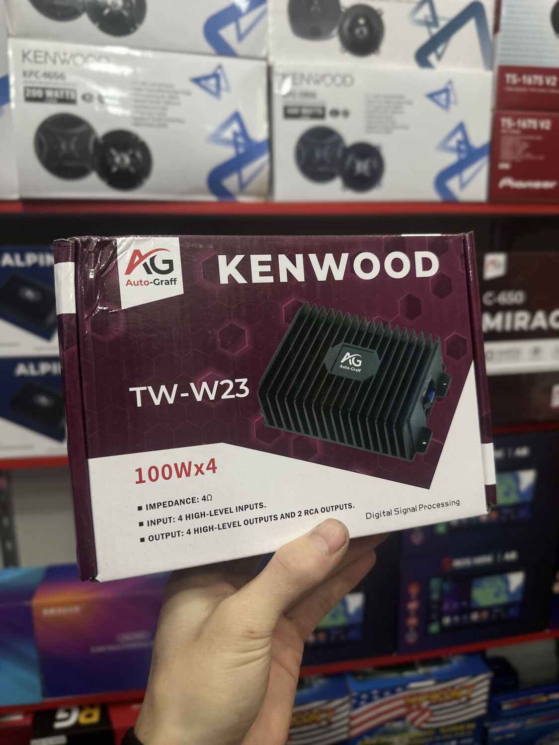 KENWOOD  TW-W23 100Wx4