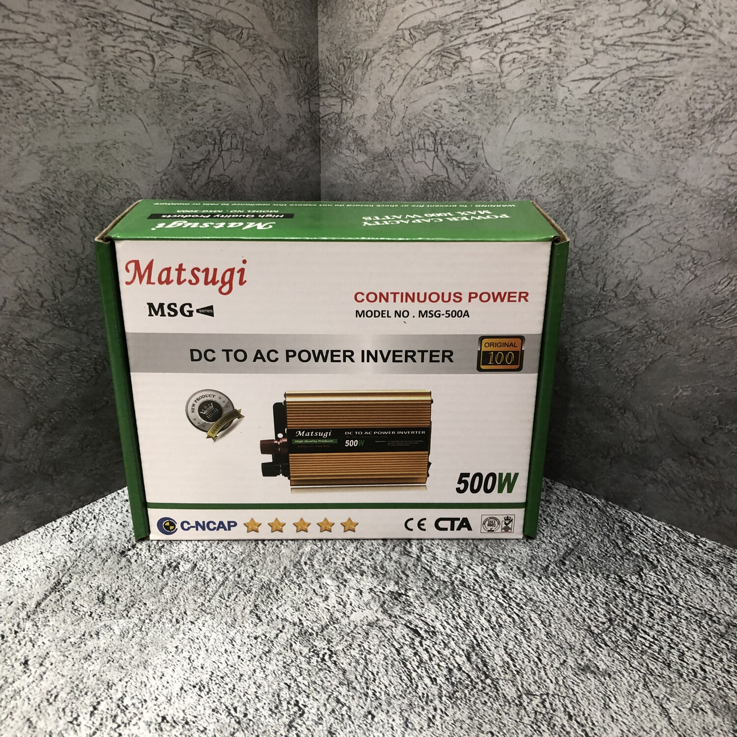 Инвектор 12/24 POWER INVERTER 500W MITSUGI