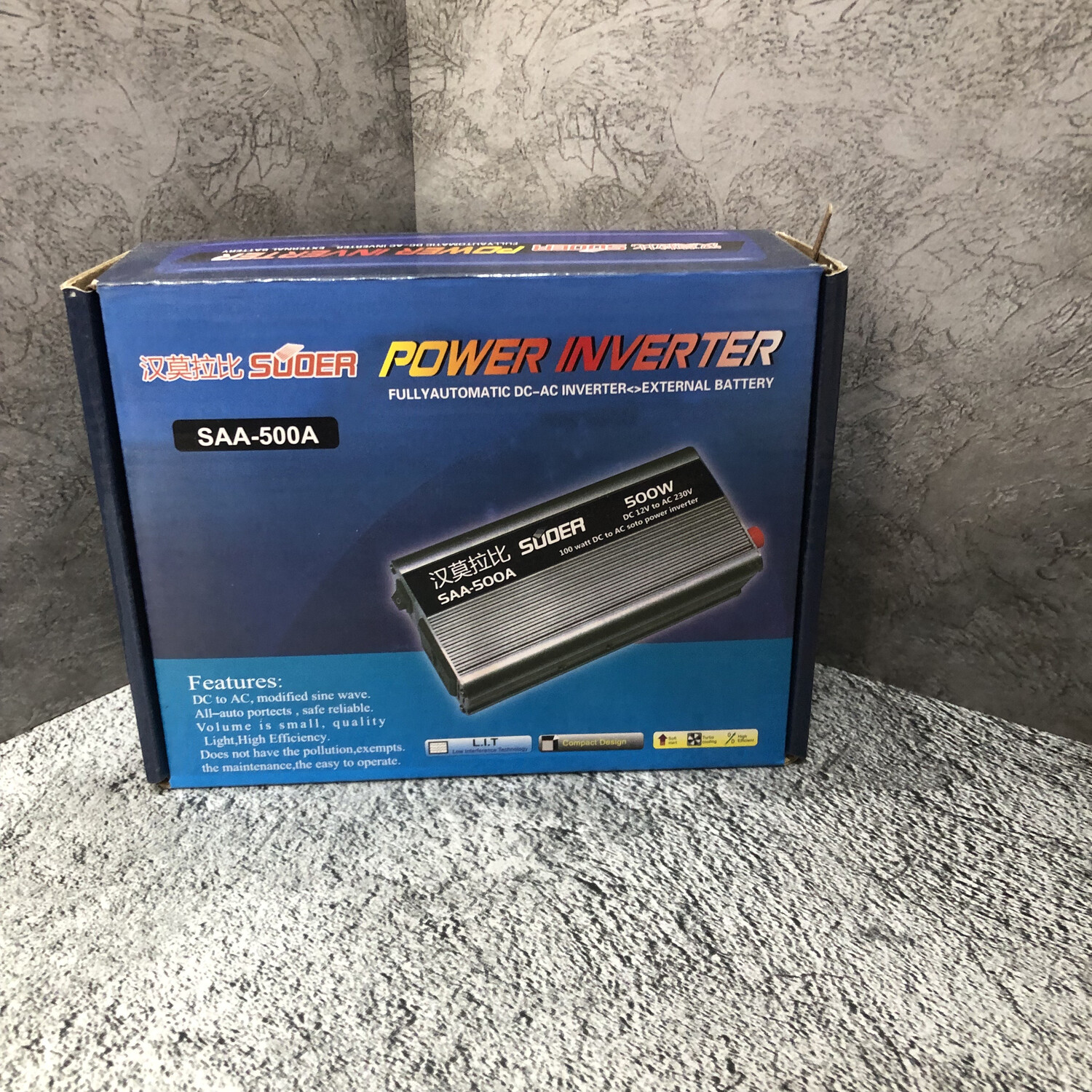 Инвектор 12/24 POWER INVERTER SAA-1000W