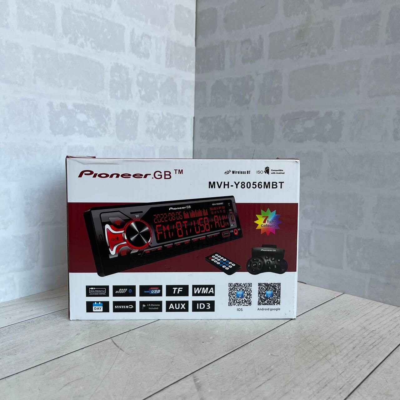 Магнитола PIONEER.GB 1DIN MVH-Y8056SBT