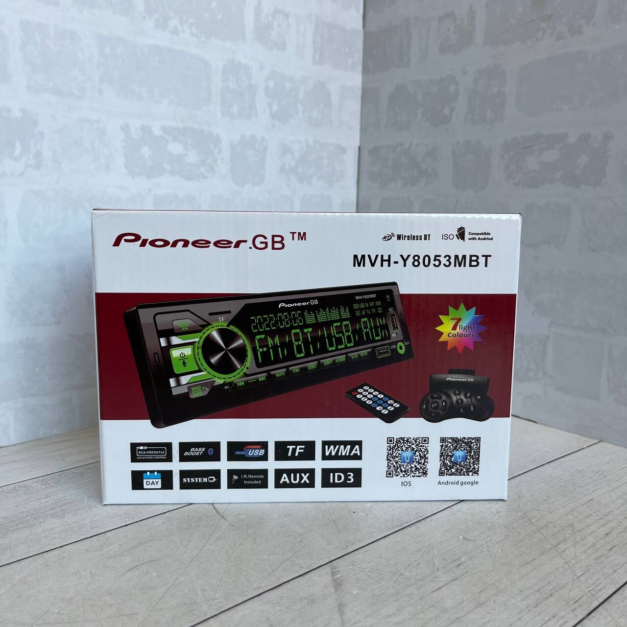 Магнитола PIONEER.GB 1DIN MVH-Y8053SBT