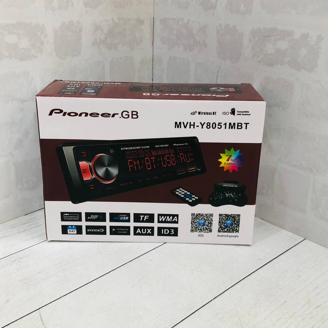 Магнитола PIONEER.GB 1DIN MVH-Y8051SBT