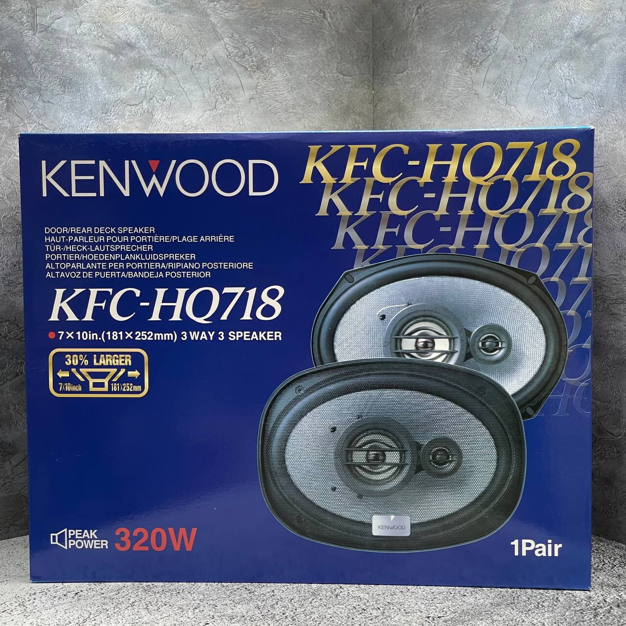 колонки автомобильные KENWOOD KFC-HQ718 овальные 2шт в комлекте