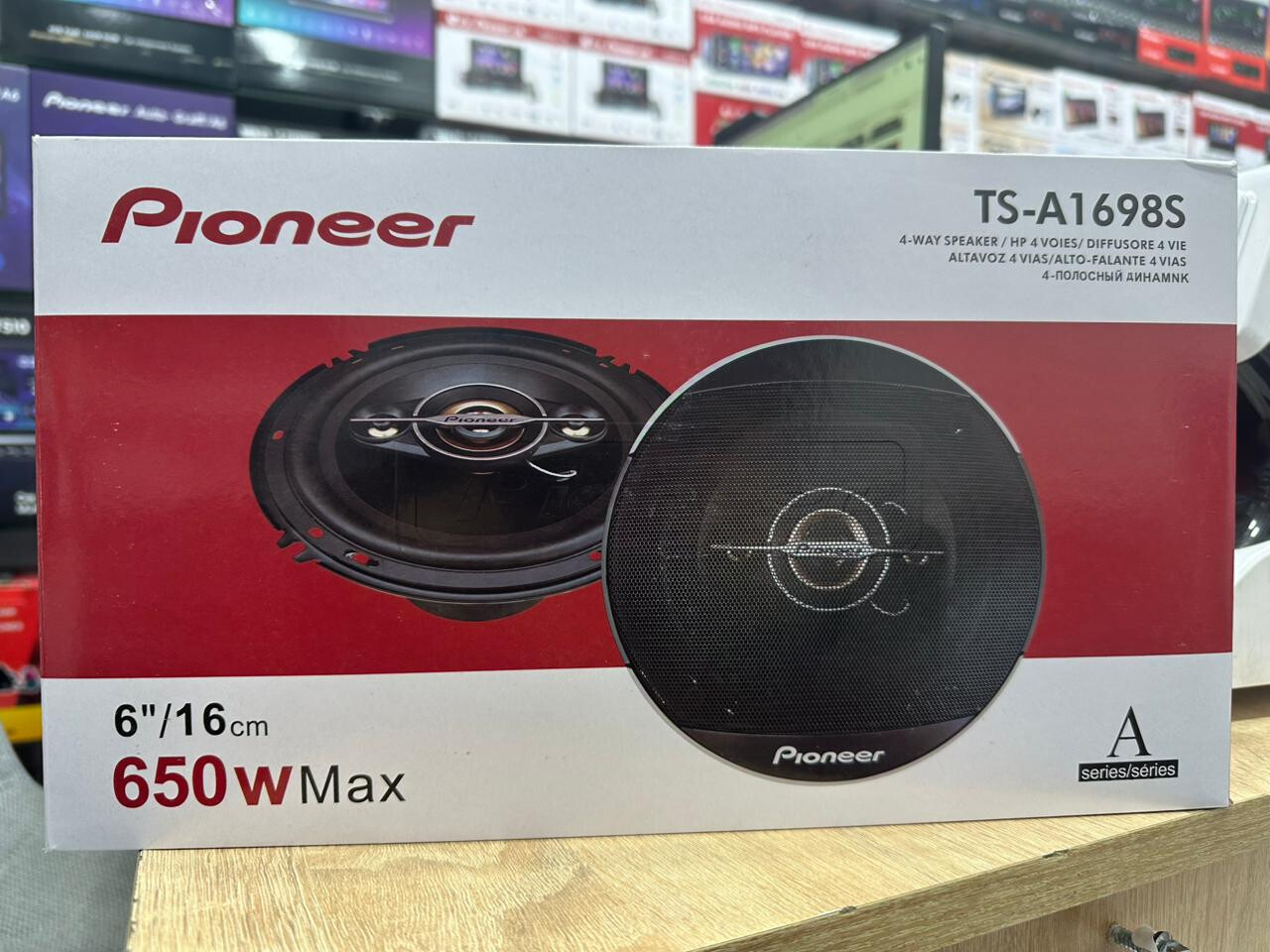 колонки автомобильные Pioneer TS-A1698S 16см