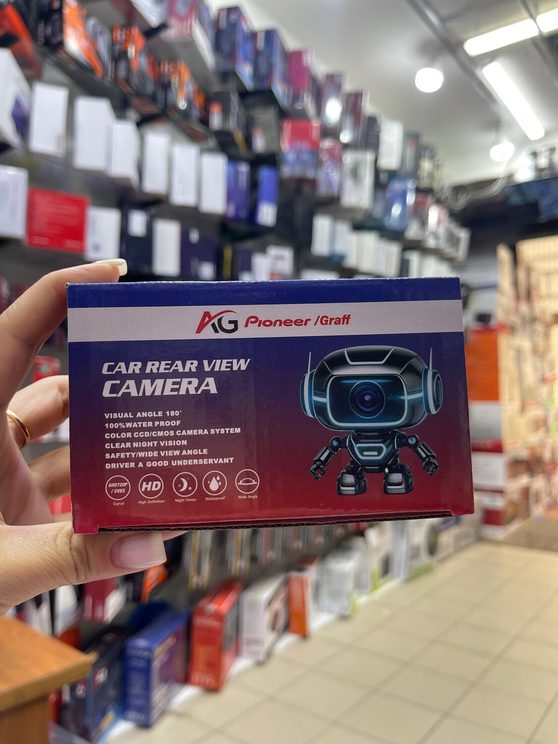 Квадрат 4led камера