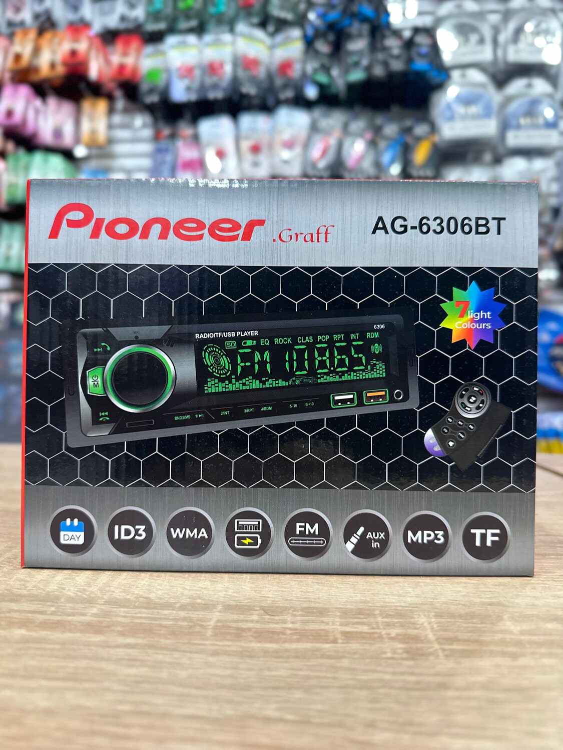 автомагнитола 1Din Pioneer 6306