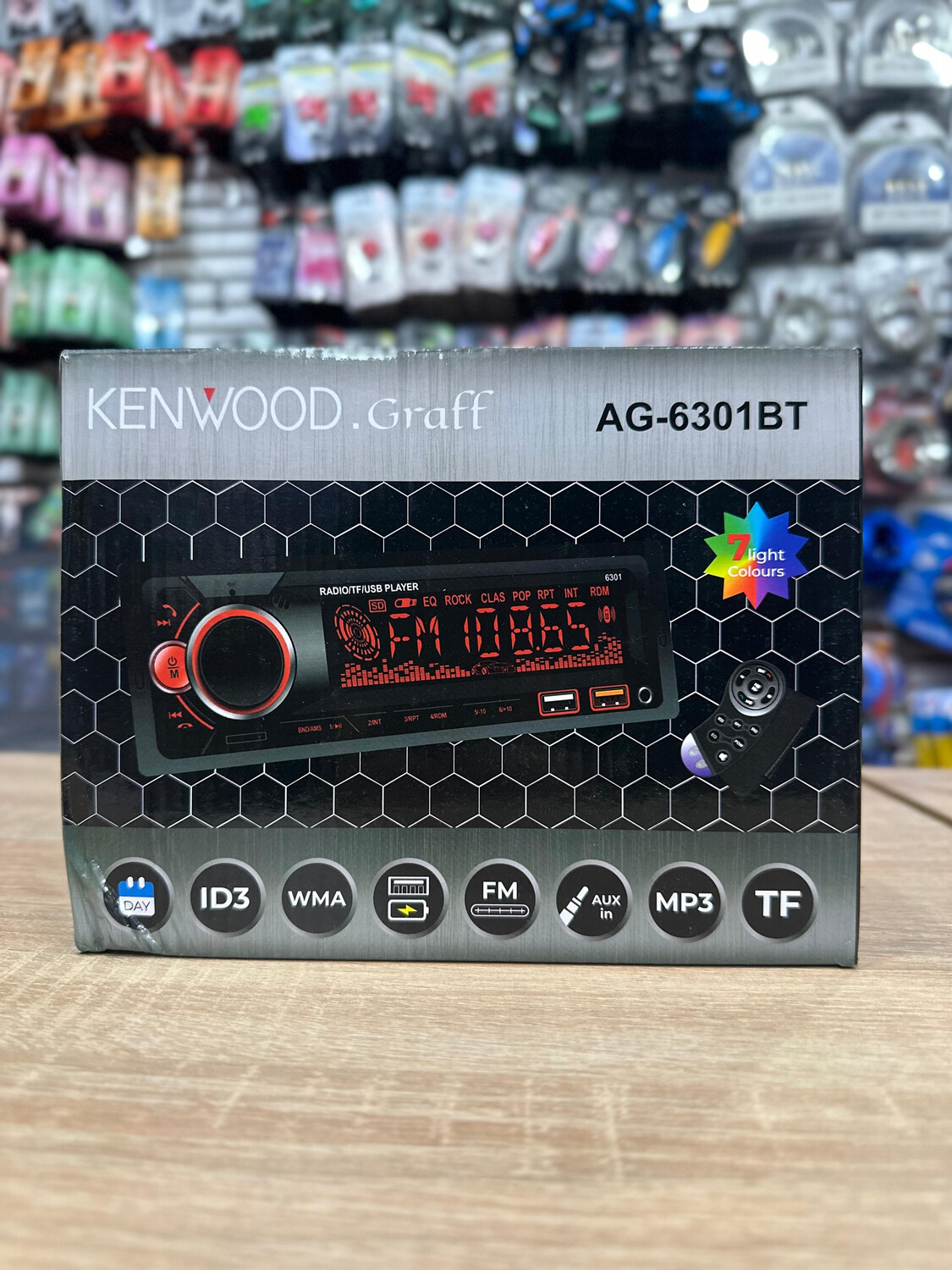 автомагнитола 1din Kenwood 6301