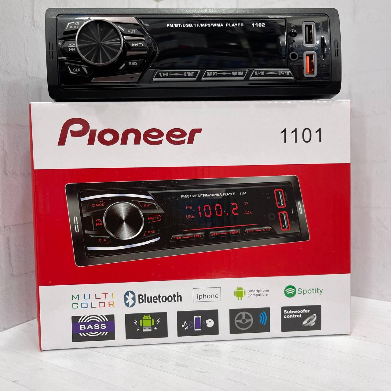 Магнитола 1din Pioneer 1201