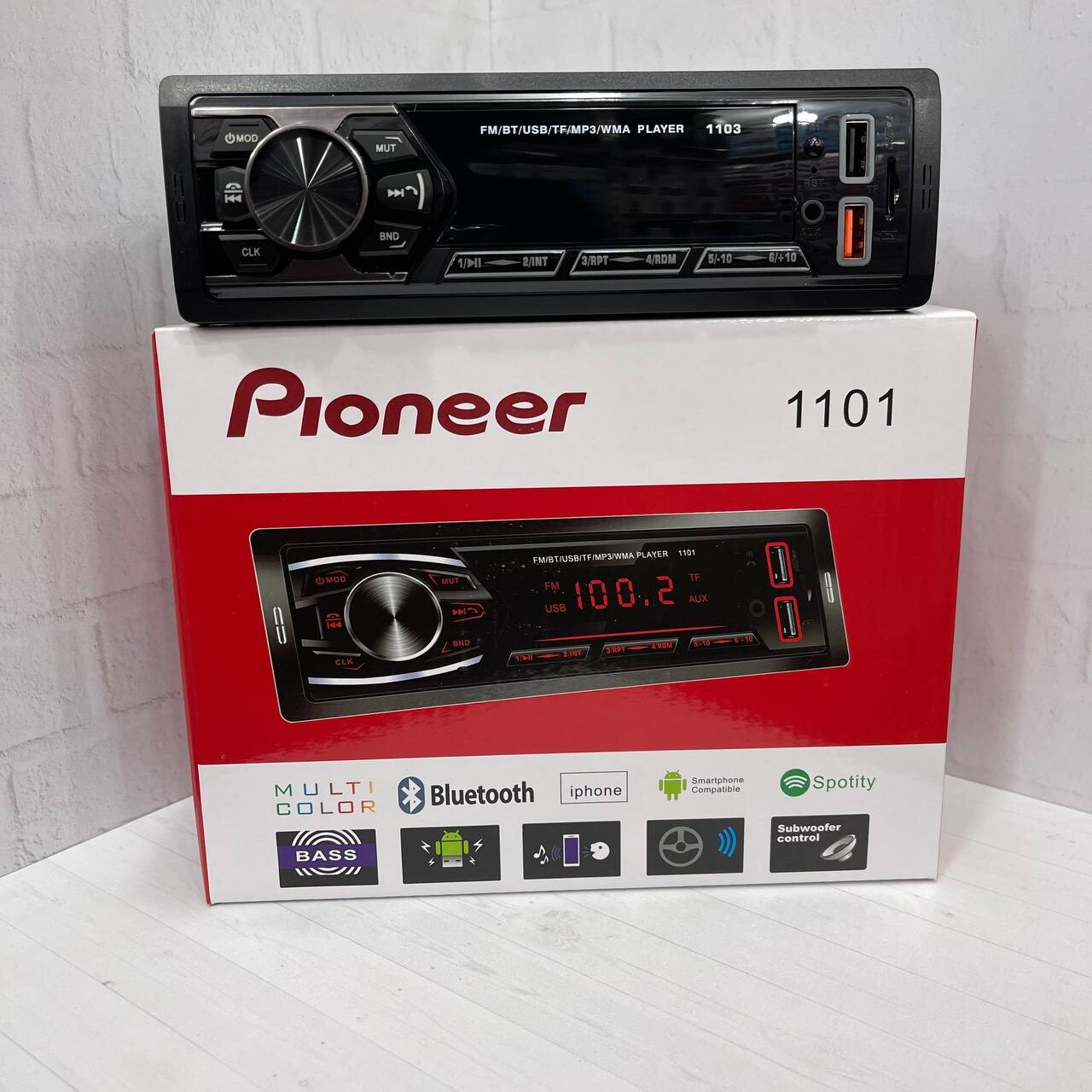 Магнитола 1din Pioneer 1103