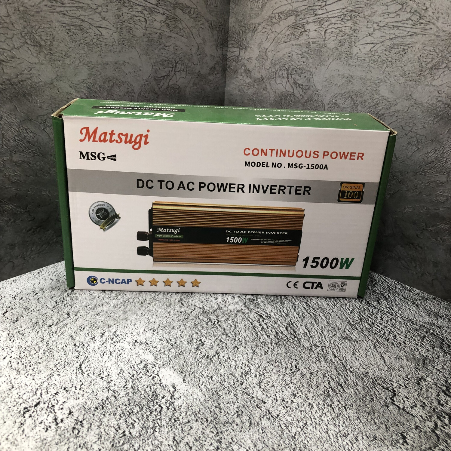 Инвектор 12/24 POWER INVERTER 1500W MITSUGI