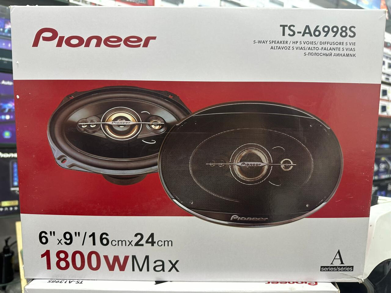 колонки автомобильные Pioneer TS-A6998S овальные
