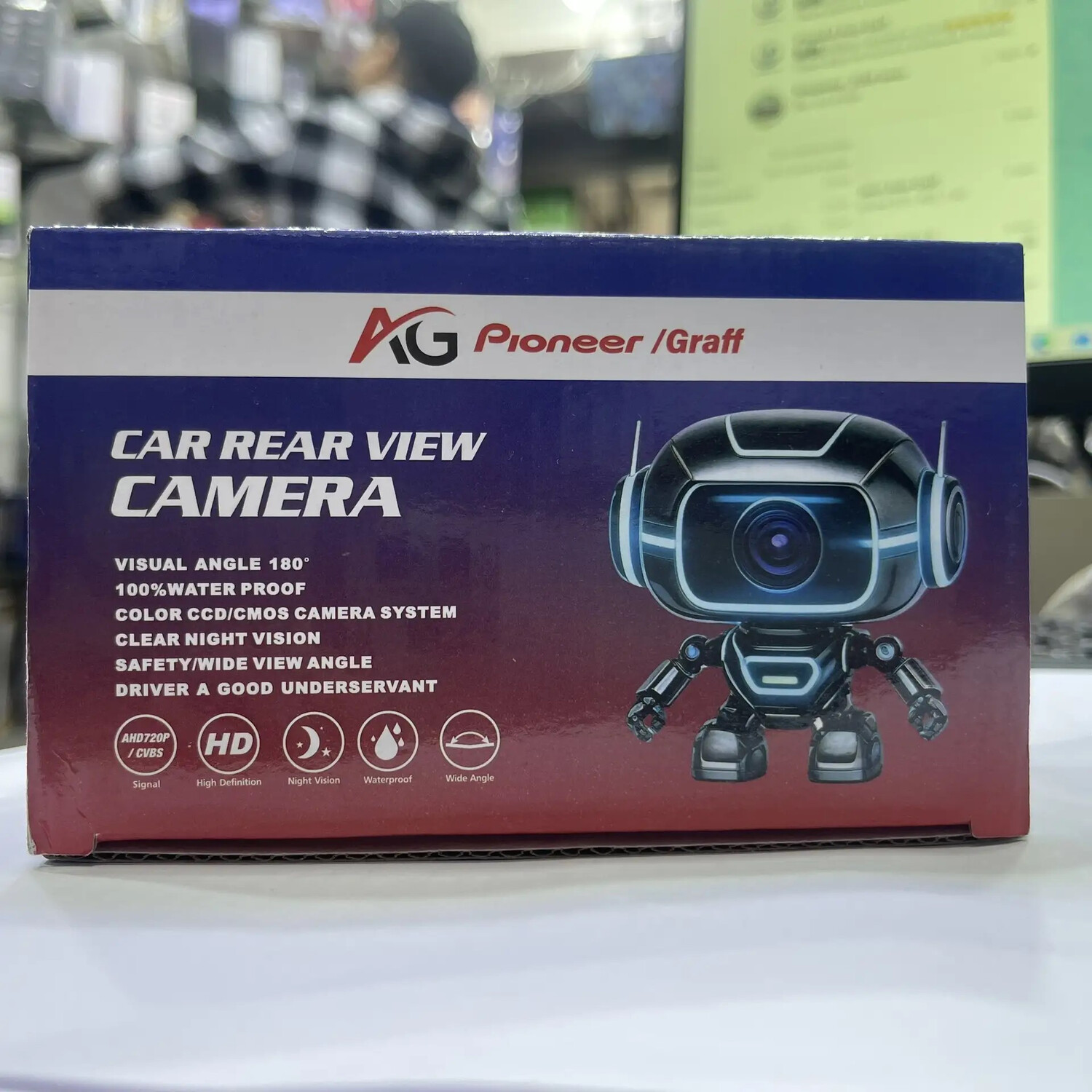 камера заднего вида AG| Pioneer/Graff Car Rear CAMERA (квадрат)