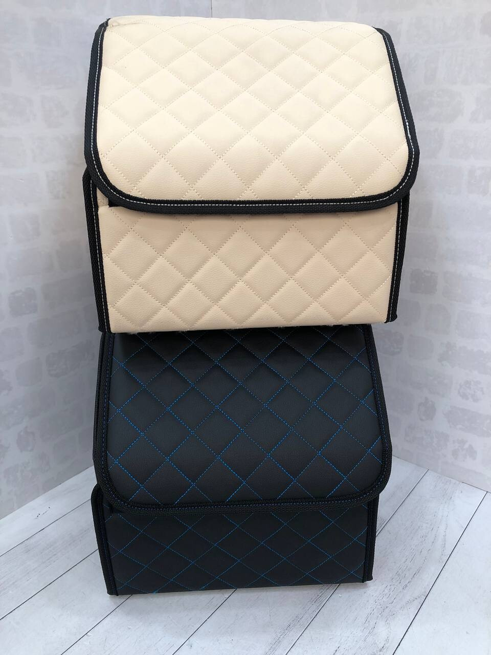 Саквояж Чёрно-белый 35*30*30