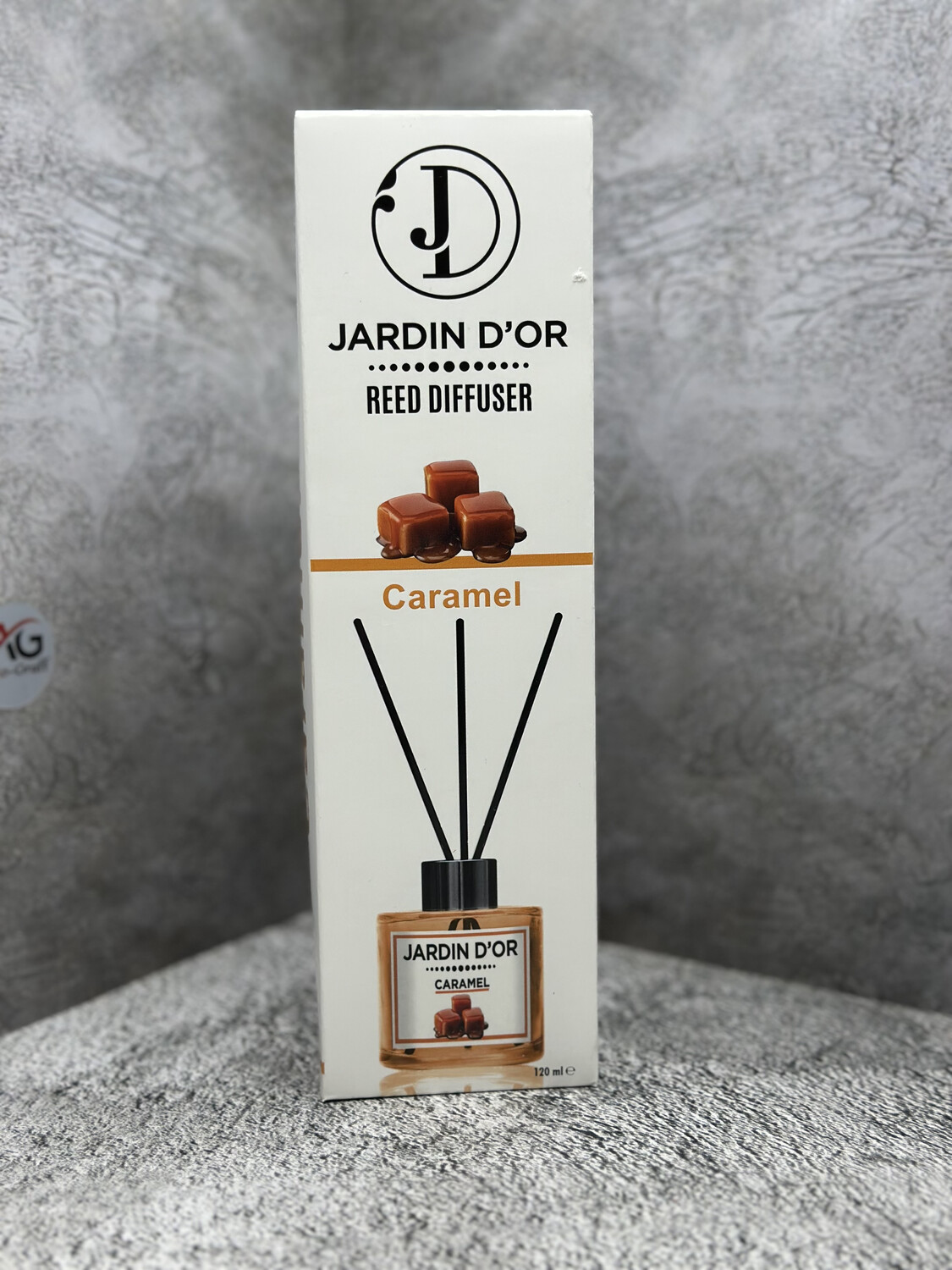 JARDIN D'OR REED DIFFUSER 120 ML CARAMEL